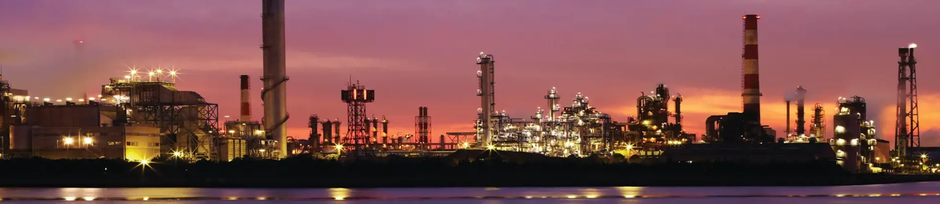 Refinery at twilight