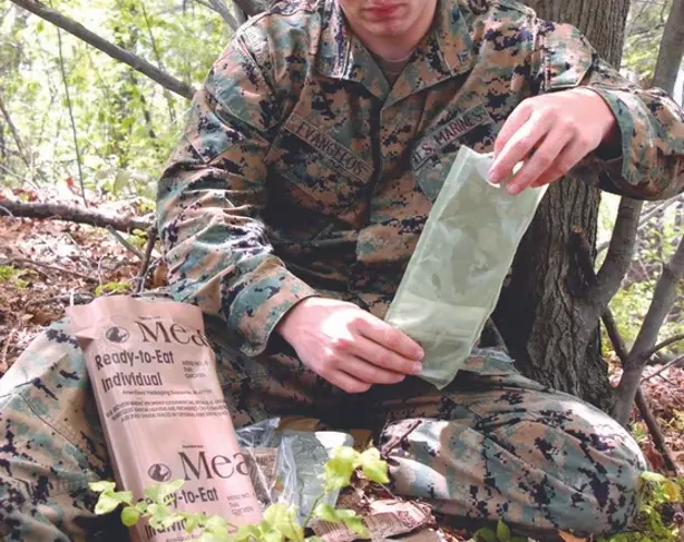 Soldier with heater